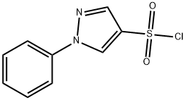 1-Phenyl-1H-pyrazole-4-sulfonyl chloride Struktur