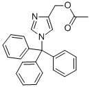 (1-TRITYL-1H-IMIDAZOL-4-YL)METHYL ACETATE Struktur