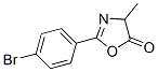 5(4H)-Oxazolone,  2-(4-bromophenyl)-4-methyl- Struktur