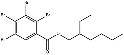 2-Ethylhexyl 2,3,4,5-tetrabromobenzoate Struktur