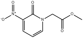 Methyl 2-(3-nitro-2-oxopyridin-1(2H)-yl)acetate Struktur