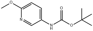 TERT-BUTYL-N-(6-METHOXY-3-PYRIDYL)CARBAMATE Struktur