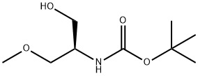 Carbamic acid, [(1R)-2-hydroxy-1-(methoxymethyl)ethyl]-, 1,1-dimethylethyl Struktur