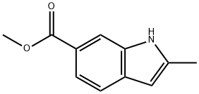 Methyl 2-Methyl-1H-indole-6-carboxylate Struktur