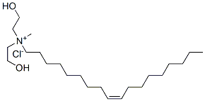 bis(hydroxyethyl)methyloleylammonium chloride Struktur