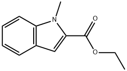 2-(Ethoxycarbonyl)-N-Methylindole Struktur