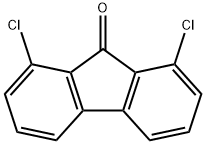 1,8-Dichloro-9H-fluoren-9-one Struktur