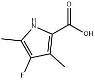 1H-Pyrrole-2-carboxylicacid,4-fluoro-3,5-dimethyl-(9CI) Struktur