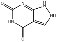 1H-Pyrazolo[3,4-d]pyrimidine-4,6(2H,5H)-dione Struktur