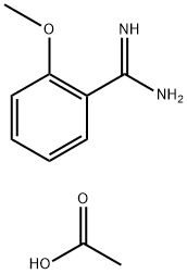 2-Methoxy-benzaMidine Acetate Struktur