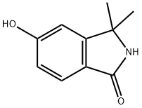 2,3-dihydro-5-hydroxy-3,3-diMethyl-1H-Isoindol-1-one Struktur