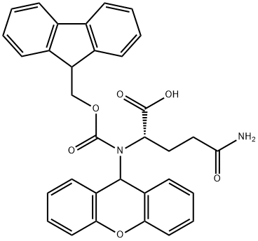 FMOC-GLN(XAN)-OH Struktur