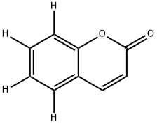 COUMARIN-5,6,7,8-D4 Struktur