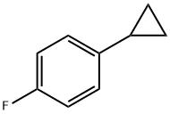 Benzene, 1-cyclopropyl-4-fluoro- Struktur