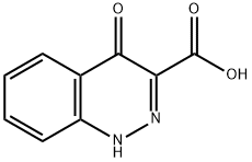 4(1H)-oxocinnoline 3-carboxylic acid Struktur