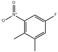 5-FLUORO-1,2-DIMETHYL-3-NITRO-BENZENE Struktur