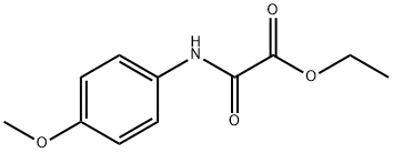 ethyl 2-(4-methoxyphenylamino)-2-oxoacetate Struktur