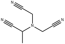 Propanenitrile, 2-[bis(cyanomethyl)amino]- (9CI) Struktur