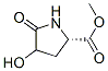 Proline, 4-hydroxy-5-oxo-, methyl ester (9CI) Struktur