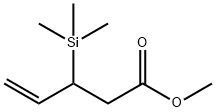 METHYL 3-(TRIMETHYLSILYL)-4-PENTENOATE Structure