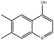 6,7-DIMETHYL-4-HYDROXYQUINOLINE Struktur