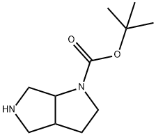 HEXAHYDRO-PYRROLO[3,4-B]PYRROLE-1-CARBOXYLIC ACID TERT-BUTYL ESTER Struktur