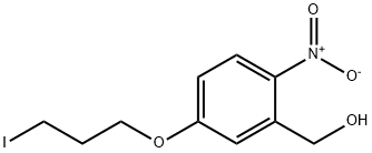 5-(3-IODOPROPOXY)-2-NITROBENZYL ALCOHOL Struktur