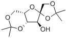 1,2,4,6-DI-O-ISOPROPYLIDENE-ALPHA-L-SORBOFURANOSE Struktur