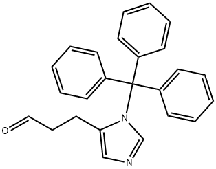 3-(1-TRITYLIMIDAZOL-4-YL) PROPIONALDEHYDE Struktur