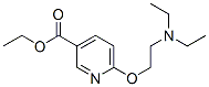 6-[2-(Diethylamino)ethoxy]-3-pyridinecarboxylic acid ethyl ester Struktur