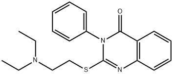 2-[[2-(Diethylamino)ethyl]thio]-3-phenylquinazolin-4(3H)-one Struktur