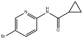 N-(5-bromo-2-pyridinyl)cyclopropanecarboxamide Struktur