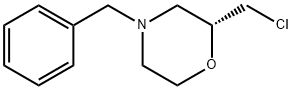 Morpholine, 2-(chloromethyl)-4-(phenylmethyl)-, (2R)- Struktur