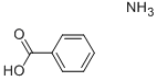 Ammonium benzoate Structure