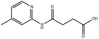 4-[(4-METHYL-2-PYRIDINYL)AMINO]-4-OXOBUTANOIC ACID Struktur