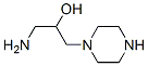 1-Piperazineethanol,  -alpha--(aminomethyl)- Struktur