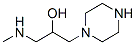 1-Piperazineethanol,-alpha--[(methylamino)methyl]-(9CI) Struktur