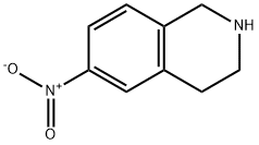 6-NITRO-1,2,3,4-TETRAHYDRO-ISOQUINOLINE Struktur