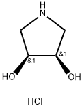 3,4-Pyrrolidinediol, hydrochloride (1:1), (3R,4S)-rel- Struktur