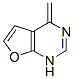 Furo[2,3-d]pyrimidine, 1,4-dihydro-4-methylene- (9CI) Struktur