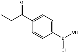 4-(PROPIONYL)BENZENEBORONIC ACID Structure