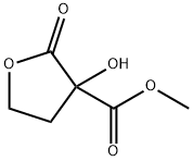 3-Furancarboxylicacid,tetrahydro-3-hydroxy-2-oxo-,methylester(9CI) Struktur