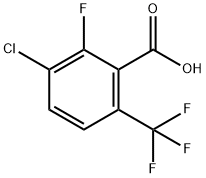 3-CHLORO-2-FLUORO-6-(TRIFLUOROMETHYL)BENZOIC ACID