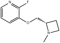 Pyridine, 2-fluoro-3-[[(2S)-1-methyl-2-azetidinyl]methoxy]- (9CI) Struktur