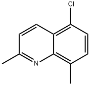 5-CHLORO-2,8-DIMETHYLQUINOLINE Struktur