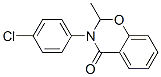 3-(4-Chlorophenyl)-2-methyl-2H-1,3-benzoxazin-4(3H)-one Struktur