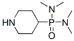 Bis(dimethylamino)4-piperidylphosphine oxide Struktur