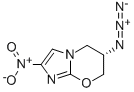 5H-IMIDAZO[2,1-B][1,3]OXAZINE, 6-AZIDO-6,7-DIHYDRO-2-NITRO-, (6S)- Struktur