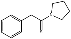 Ethanethione,  2-phenyl-1-(1-pyrrolidinyl)- Struktur