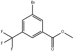 3-溴-5-(三氟甲基)苯甲酸甲酯, 187331-46-0, 結構式